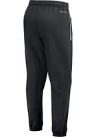 Nike Ohio State Buckeyes Mens Black Basketball Travel Fleece Sweatpants