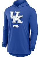 Nike Kentucky Wildcats Mens Blue Lightweight Primary Logo Long Sleeve Hoodie