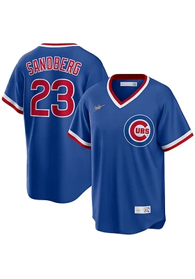 Ryne Sandberg Chicago Cubs Nike 94-96 Alternate Throwback Cooperstown Jersey - Blue