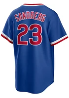 Ryne Sandberg Chicago Cubs Nike 94-96 Alternate Throwback Cooperstown Jersey - Blue