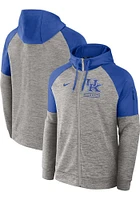 Nike Kentucky Wildcats Mens Grey Modern Tradition Fitness Long Sleeve Zip