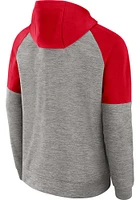 Nike Ohio State Buckeyes Mens Grey Modern Tradition Fitness Long Sleeve Zip