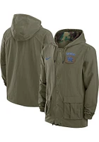 Nike Kentucky Wildcats Mens Olive Military Appreciation Light Weight Jacket