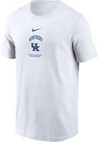 Nike Kentucky Wildcats White Basketball On Court Short Sleeve T Shirt