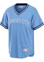 George Brett Kansas City Royals Nike Throwback Cooperstown Jersey - Light Blue