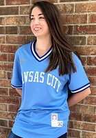 George Brett Kansas City Royals Nike Throwback Cooperstown Jersey - Light Blue