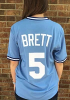 George Brett Kansas City Royals Nike Throwback Cooperstown Jersey - Light Blue