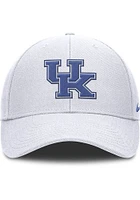 Nike Kentucky Wildcats Dri-Fit Club Structured Adjustable Hat - White