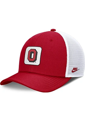 Nike Ohio State Buckeyes Retro Rise Structured Adjustable Hat - Red