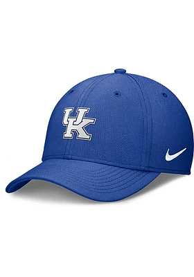 Nike Kentucky Wildcats Mens Blue Structured Swooshflex Cap Flex Hat