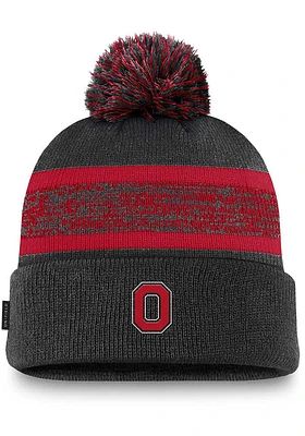 Nike Ohio State Buckeyes Peak Standard Cuff Pom Beanie Mens Knit Hat