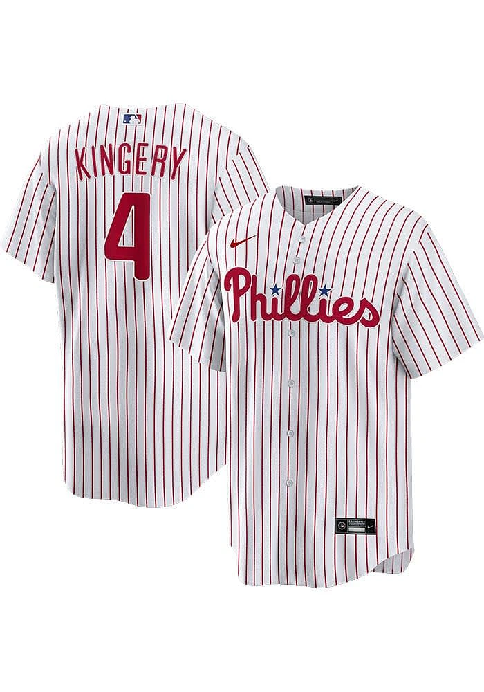 Scott Kingery Philadelphia Phillies Mens Replica Home Jersey - White