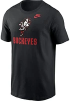 Nike Ohio State Buckeyes Black Name Drop Short Sleeve T Shirt