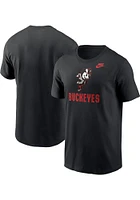 Nike Ohio State Buckeyes Black Name Drop Short Sleeve T Shirt