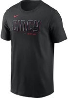 Christian Encarnacion-Strand Cincinnati Reds Black City Con Short Sleeve Player T Shirt