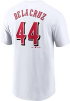 Elly De La Cruz Cincinnati Reds White Alt Short Sleeve Player T Shirt