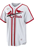 Stan Musial St Louis Cardinals Nike 42-44 Home Throwback Cooperstown Jersey - White
