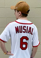 Stan Musial St Louis Cardinals Nike 42-44 Home Throwback Cooperstown Jersey - White