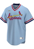 Ozzie Smith St Louis Cardinals Nike Throwback Cooperstown Jersey - Light Blue