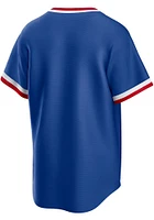 Chicago Cubs Nike 94-96 Alternate Throwback Cooperstown Jersey - Blue