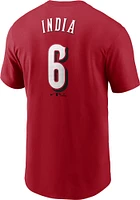 Jonathan India Cincinnati Reds Red TC Short Sleeve Player T Shirt