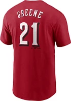 Hunter Greene Cincinnati Reds Red TC Short Sleeve Player T Shirt