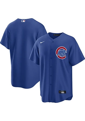 Chicago Cubs Mens Nike Replica Alternate Jersey - Blue