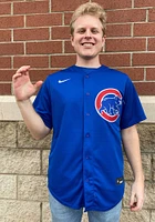 Chicago Cubs Mens Nike Replica Alternate Jersey - Blue