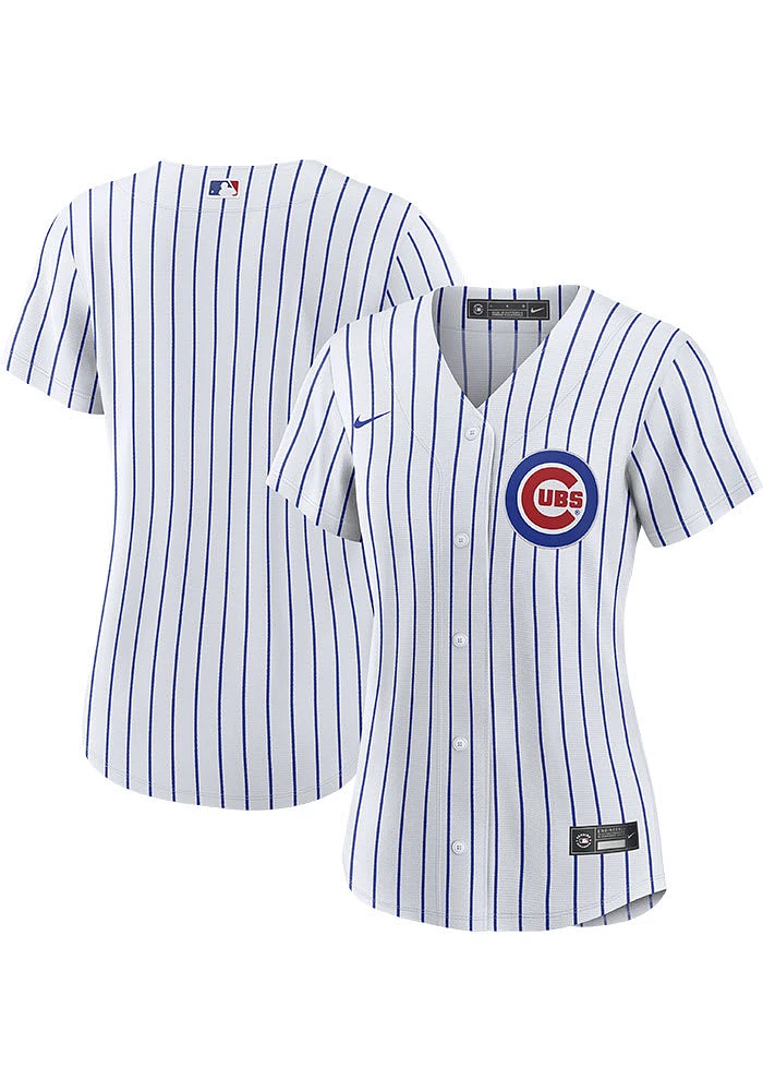 Chicago Cubs Womens Nike Replica Home Jersey - White