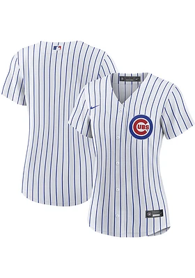 Chicago Cubs Womens Nike Replica Home Jersey - White