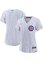 Chicago Cubs Womens Nike Replica Home Jersey - White