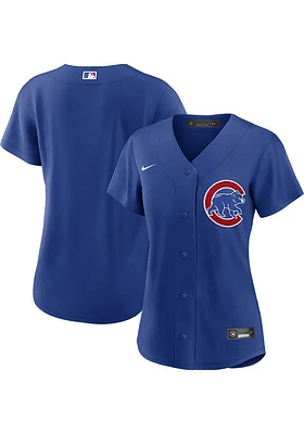 Chicago Cubs Womens Nike Replica Alternate Jersey - Blue