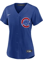 Chicago Cubs Womens Nike Replica Alternate Jersey - Blue
