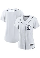 Detroit Tigers Womens Nike Replica Home Jersey - White