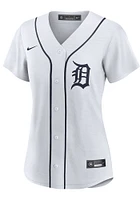 Detroit Tigers Womens Nike Replica Home Jersey - White
