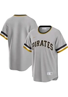 Pittsburgh Pirates Nike Throwback Cooperstown Jersey - Grey