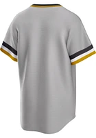 Pittsburgh Pirates Nike Throwback Cooperstown Jersey - Grey