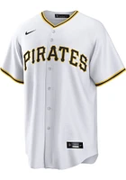 Pittsburgh Pirates Mens Nike Replica Home Jersey - White