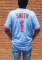 St Louis Cardinals Nike Throwback Cooperstown Jersey - Light Blue