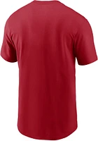 Nike Cincinnati Reds Red Local Logo Stack Short Sleeve T Shirt