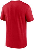 Nike Cincinnati Reds Red Logo Lock Up Legend Short Sleeve T Shirt