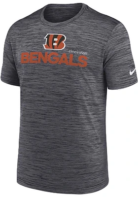 Nike Cincinnati Bengals Black Velocity Short Sleeve T Shirt