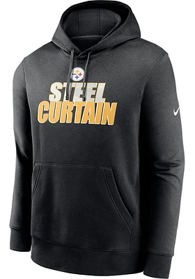 Nike Pittsburgh Steelers Mens Black Local Club Long Sleeve Hoodie