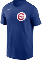Ernie Banks Chicago Cubs Blue Name And Number Short Sleeve Player T Shirt