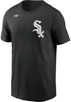Frank Thomas Chicago White Sox Black Name And Number Short Sleeve Player T Shirt