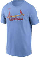 Ozzie Smith St Louis Cardinals Light Blue Name And Number Short Sleeve Player T Shirt