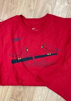 Stan Musial St Louis Cardinals Red Name And Number Short Sleeve Player T Shirt