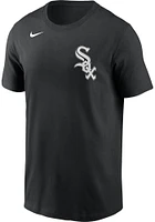 Yoan Moncada Chicago White Sox Black Name And Number Short Sleeve Player T Shirt