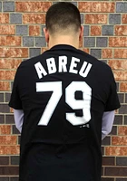 Jose Abreu Chicago White Sox Black Name And Number Short Sleeve Player T Shirt