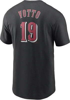 Joey Votto Cincinnati Reds Name And Number Short Sleeve Player T Shirt